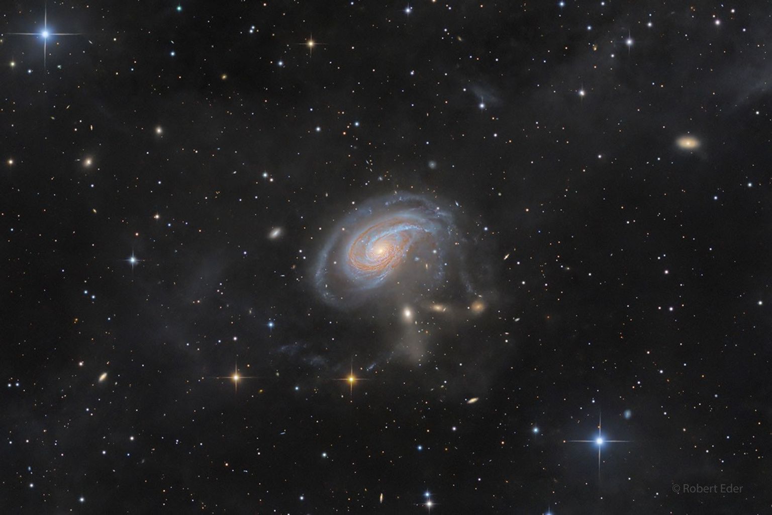 Arp 78: Galaksi Aneh di Aries